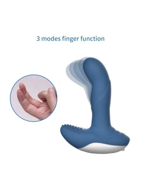 Grzejący masażer prostaty korek analny 7tryb 13cm - 4